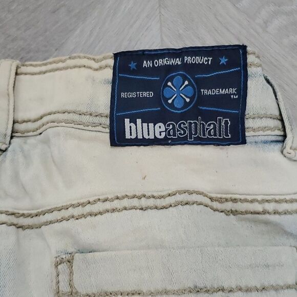 Blue Asphalt Women’s, Button Fly,  Flare Jeans,  Size 9 - Picture 7 of 10